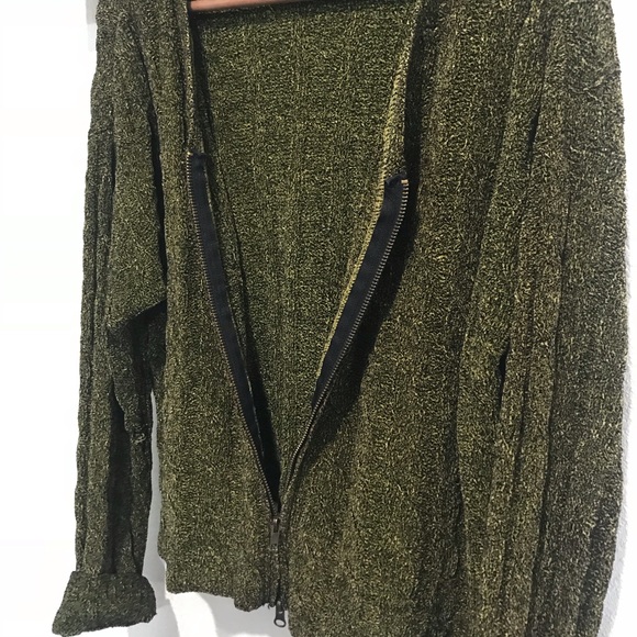 ⭐️🌟Cousin Johnny Knit Double sided Zipper Sweater S - Picture 5 of 11